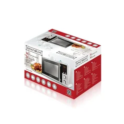 Micro-ondes 20L avec gril 700W Argenté Royalty Line RLMWO3805