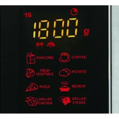 Micro-ondes 20L avec gril 700W Argenté Royalty Line RLMWO3805