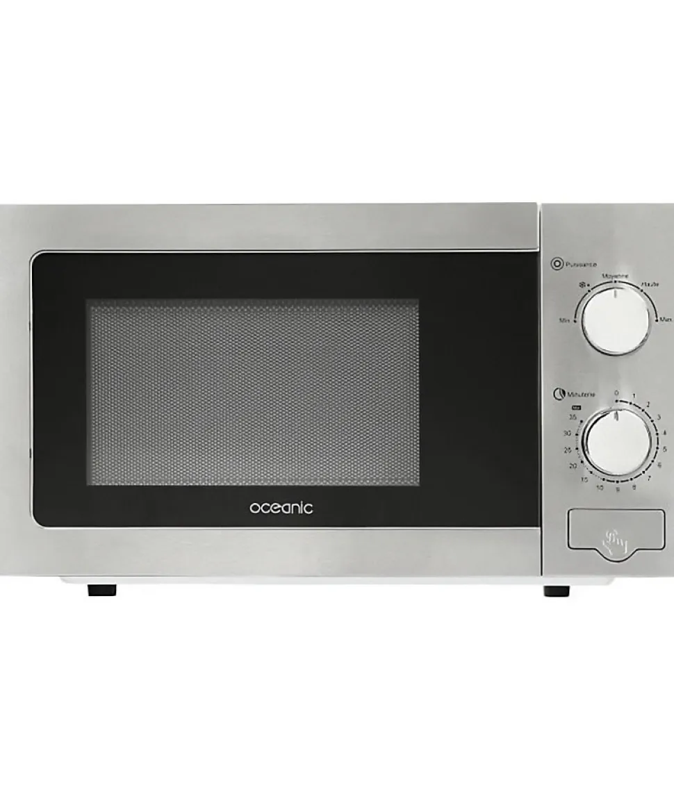 Micro-ondes monfonction OCEANIC MO20S Silver L45x H24 x P32,1 cm 20L