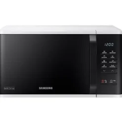 Micro-ondes SAMSUNG Solo - Blanc - 23 L - 800 W - Cavité céramique émail