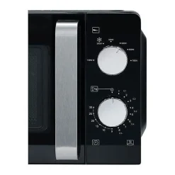 Micro-ondes SEVERIN - 17L - 700W - noir/argent - 6 niveaux de puissance - 2 programmes de décongélation