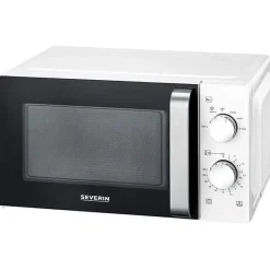 Micro-ondes SEVERIN 17L 700W blanc/noir 44x32x24 cm - 7885