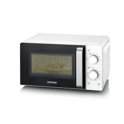 Micro-ondes SEVERIN 17L 700W blanc/noir 44x32x24 cm - 7885