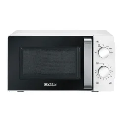 Micro-ondes SEVERIN 17L 700W blanc/noir 44x32x24 cm - 7885
