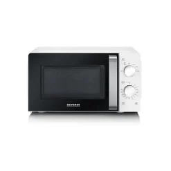 Micro-ondes SEVERIN 17L 700W blanc/noir 44x32x24 cm - 7885