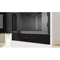 Micro-ondes simple encastrable - BOSCH SER8 - BFL7221B1 - Noir - 21 L - 38,2 x 59,4 x 31,8 cm