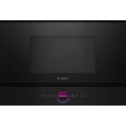 Micro-ondes simple encastrable - BOSCH SER8 - BFL7221B1 - Noir - 21 L - 38,2 x 59,4 x 31,8 cm
