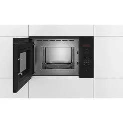 Micro-ondes simple encastrable -BOSCH SER4 - BFL523MB1F - Noir - 7 programmes auto - 38,2 x 59,4 x 31,7 cm