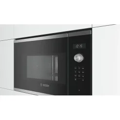 Micro-ondes simple encastrable - BOSCH SER6 - BFL554MS1F - Inox - 25 L - 38,2 x 59,4 x 38,8 cm