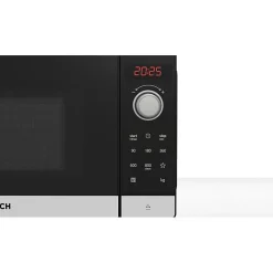 Micro-ondes simple Pose-libre BOSCH - FFL023MS2 - Nettoyage hydrolyse - Volume: 20 l - H:26cm/L44,2cm/P:34,5cm - Noir