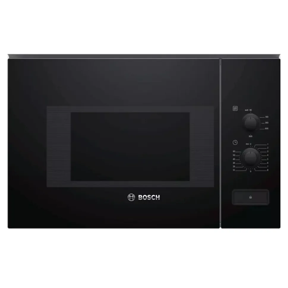 Micro-ondes solo 20l 800w encastrable noir Bosch BFL520MB0