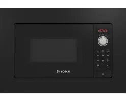 Micro-ondes solo 20l 800w encastrable noir Bosch BFL623MB3 série 2