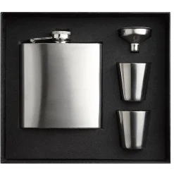 MidOcean - Ensemble Flasque SLIMMY FLASK Matt Silver (Taille unique)