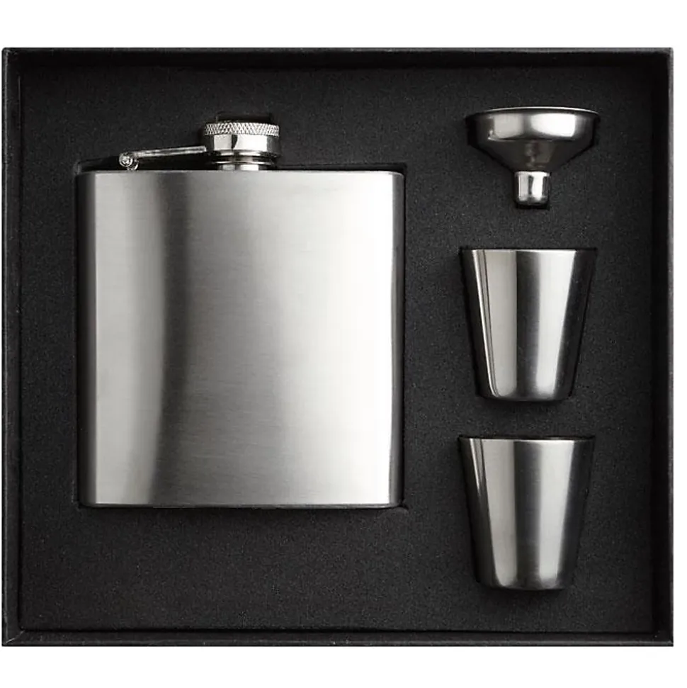 MidOcean - Ensemble Flasque SLIMMY FLASK Matt Silver (Taille unique)