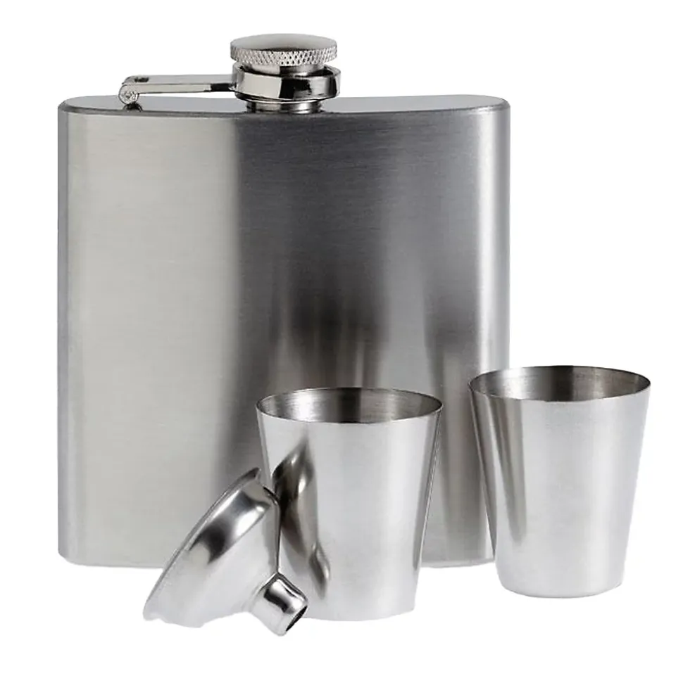 MidOcean - Ensemble Flasque SLIMMY FLASK Matt Silver (Taille unique)