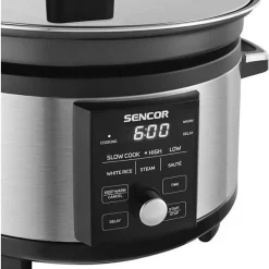 Mijoteuse - SENCOR - SPR 5520SS - 5,5 L - Gris / Noir