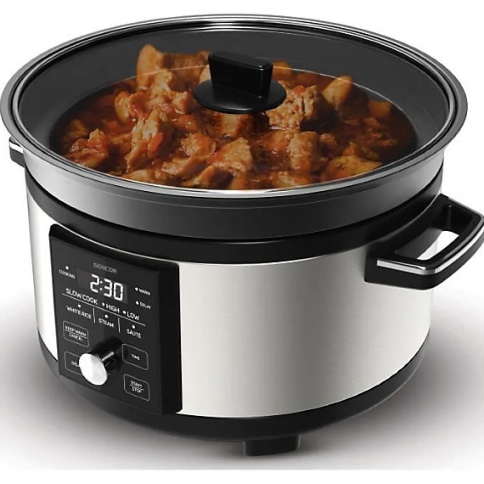 Mijoteuse - SENCOR - SPR 5520SS - 5,5 L - Gris / Noir