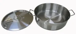 Mijoteuse Baumalu 36 cm inox triple fond induction avec couvercle
