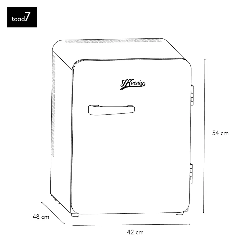 Mini bar vintage 31L Vert - TOAD7