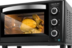 Mini four 30 L noir avec rôtissoire 1500 W