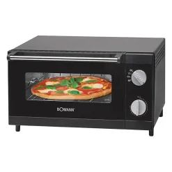 Mini four à pizza 12L Bomann MPO 2246 CB Noir