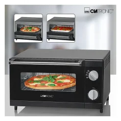 Mini four à pizza 12L Clatronic MPO 3520 Noir