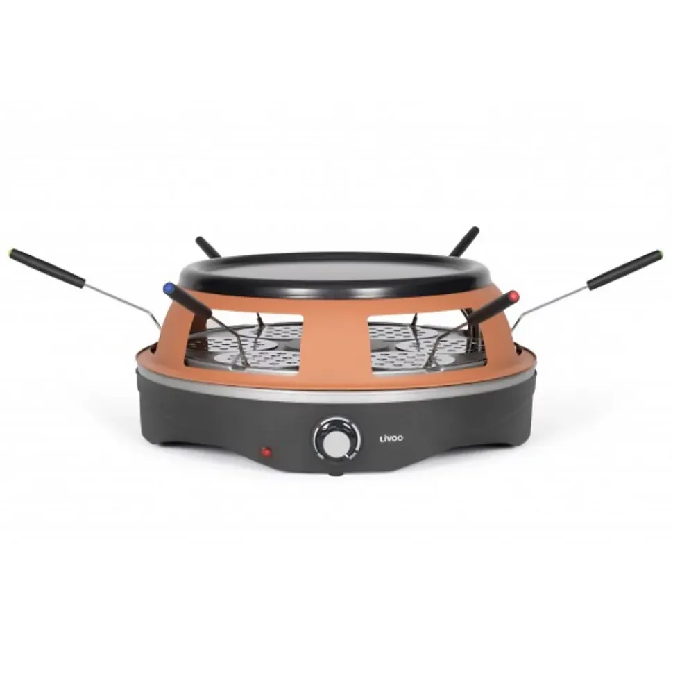 Mini four à pizza 1200w marron Livoo DOC304