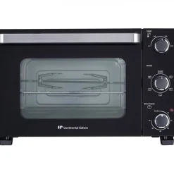 Mini Four Electrique CONTINENTAL EDISON CEMF28B2 - 28L noir - 1500W - Rotissoire, Convection naturelle