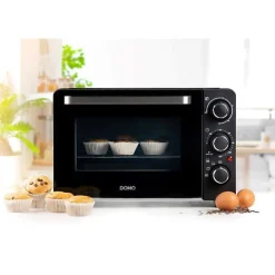 Mini Four Electrique électrique DOMO DO807GO - 20 L - noir - chaleur haut et bas - minuterie 120 min - 1300W