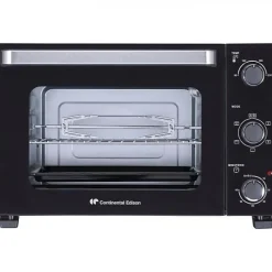 Mini Four Electrique CONTINENTAL EDISON CEMF35B4 - 35L noir - 1500W - Rotissoire, Convection naturelle