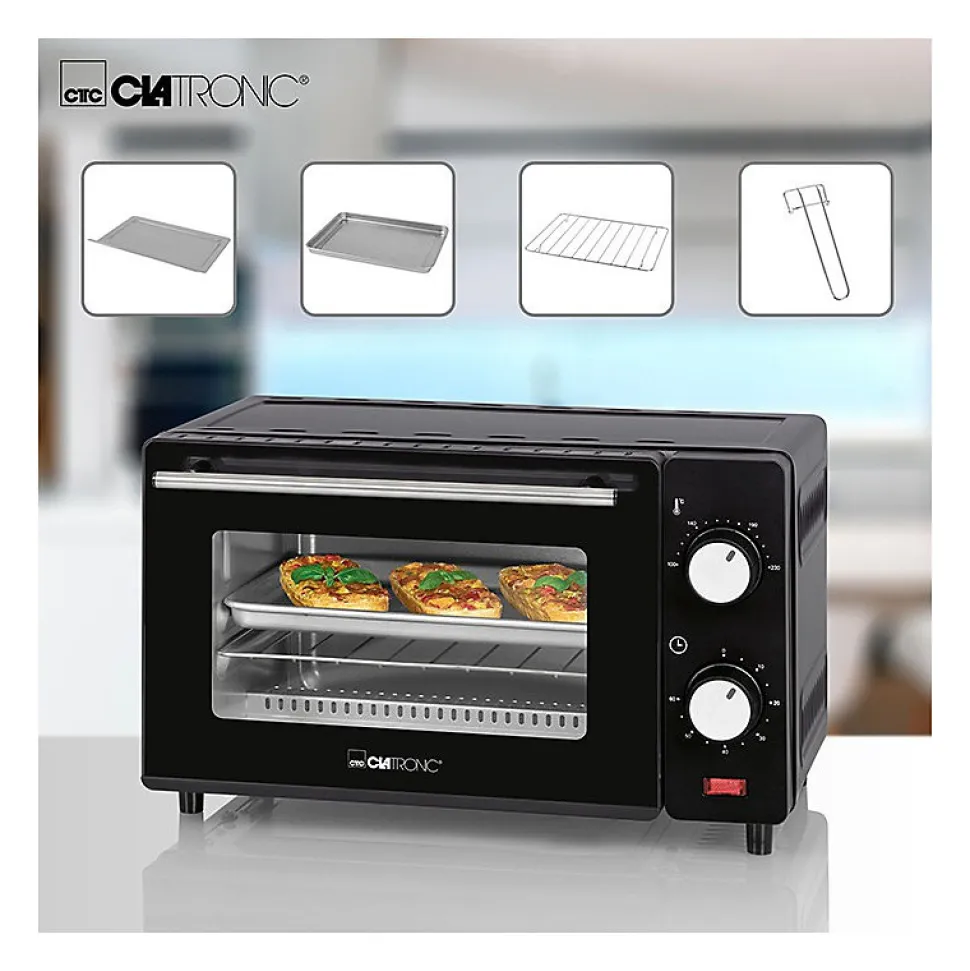 Mini four 8L Clatronic MB 3746 Noir