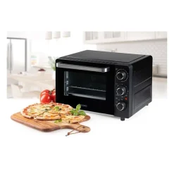 Mini four électrique DOMO DO807GO - 20 L - noir - chaleur haut et bas - minuterie 120 min - 1300W