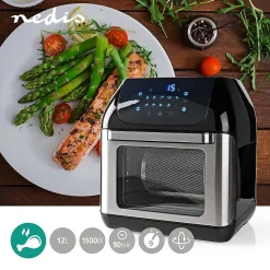 Mini four Multifonction 9 en 1 Friteuse 12L NEDIS