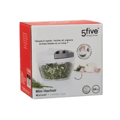 Mini hachoir manuel à fil blanc - Blanc- 5five