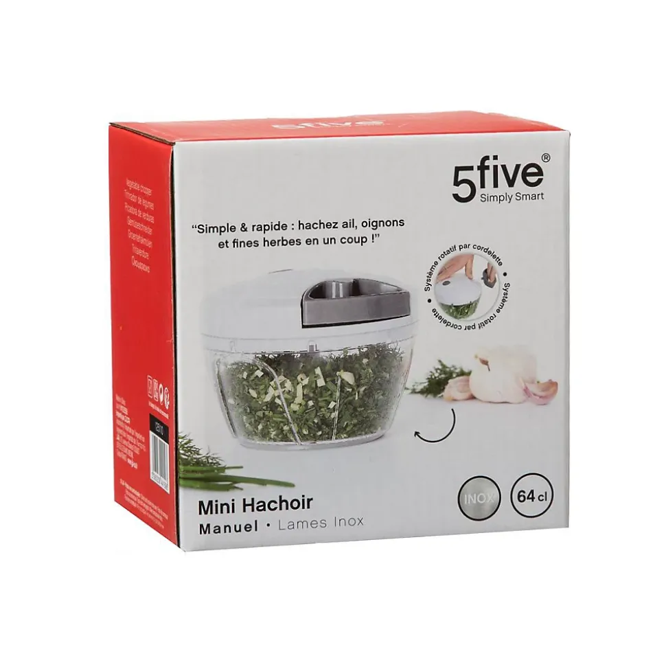 Mini hachoir manuelà fil Blanc - 5Five