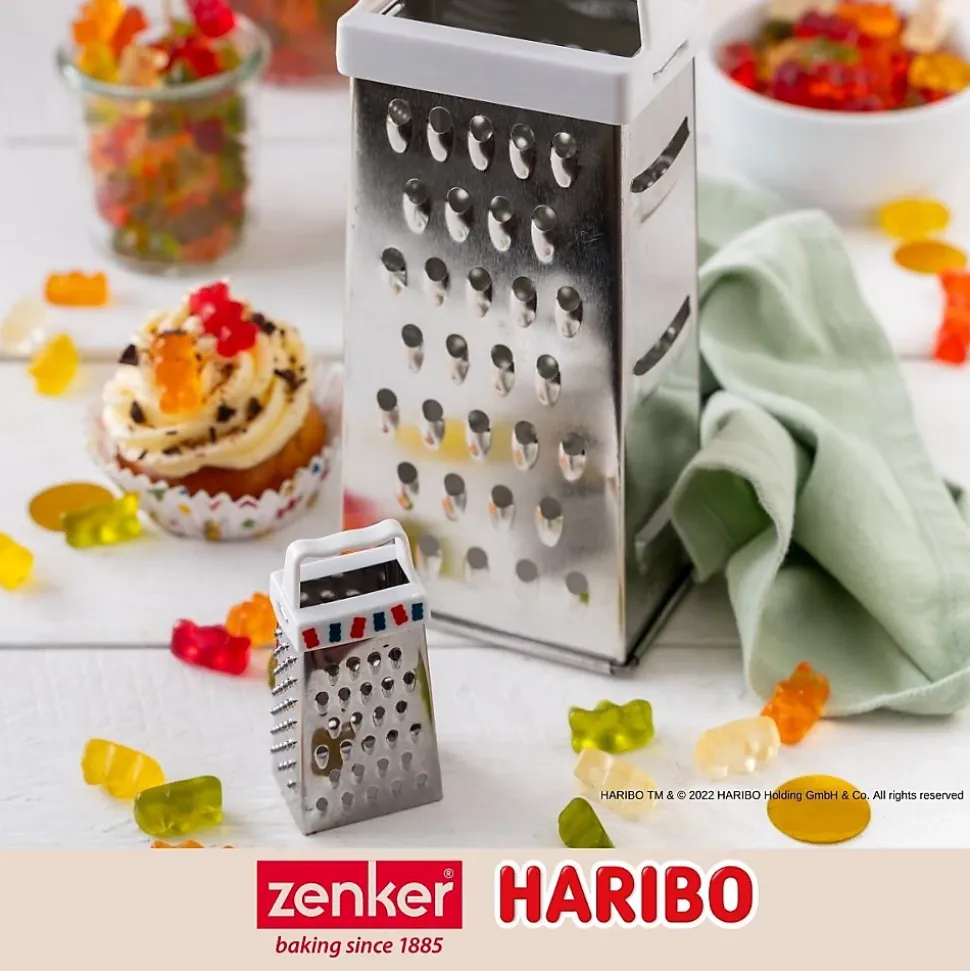 Mini râpe de cuisine et pâtisserie 4 faces 7,5 cm Zenker Haribo
