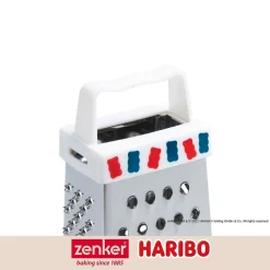 Mini râpe de cuisine et pâtisserie 4 faces 7,5 cm Zenker Haribo