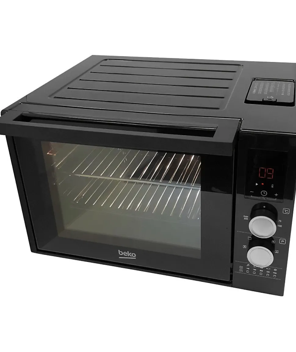 Mini-four - BEKO - BMF30QVB - 30 L - Multifonction - Chaleur brassée - Écran LED - 7 fonctions - Noir