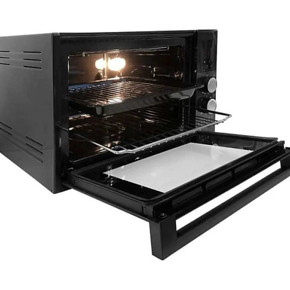 Mini-four - BEKO - BMF30QVB - 30 L - Multifonction - Chaleur brassée - Écran LED - 7 fonctions - Noir