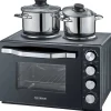 Mini-four électrique - SEVERIN - 30 L - 1500W - 2 plaques de cuisson - Noir - 2074