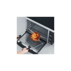 Mini-Four NOIRINOX 1800 W - Capacité de 42L - Chaleur Tournante - Pierre à Pizza SEVERIN