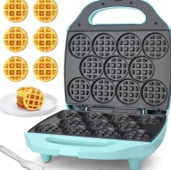 Mini-gaufrier 11 trous 900W, revêtement antiadhésif