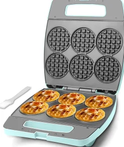 Mini-Gaufrier Compact 750W, 8 Mini-Gaufres