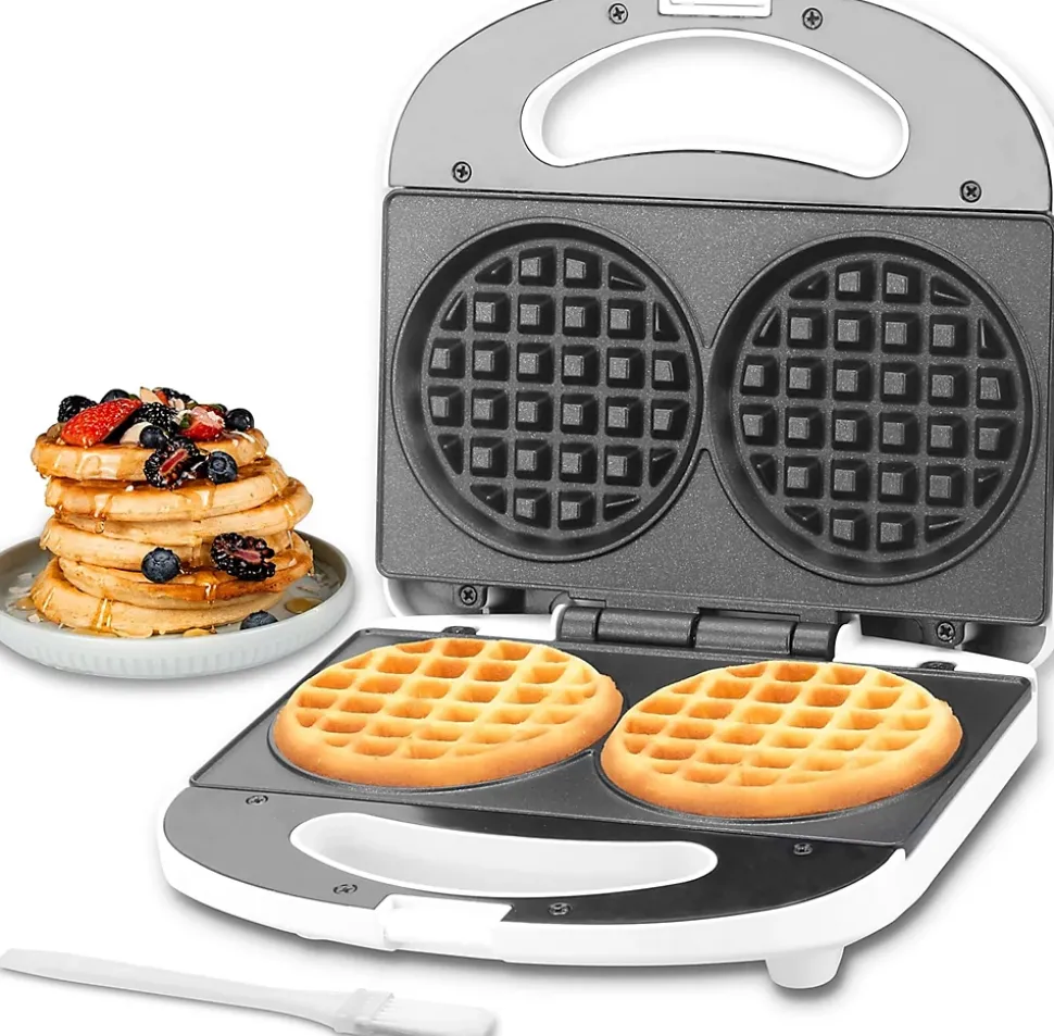 Mini-gaufrier électrique 750W Revêtement antiadhésif