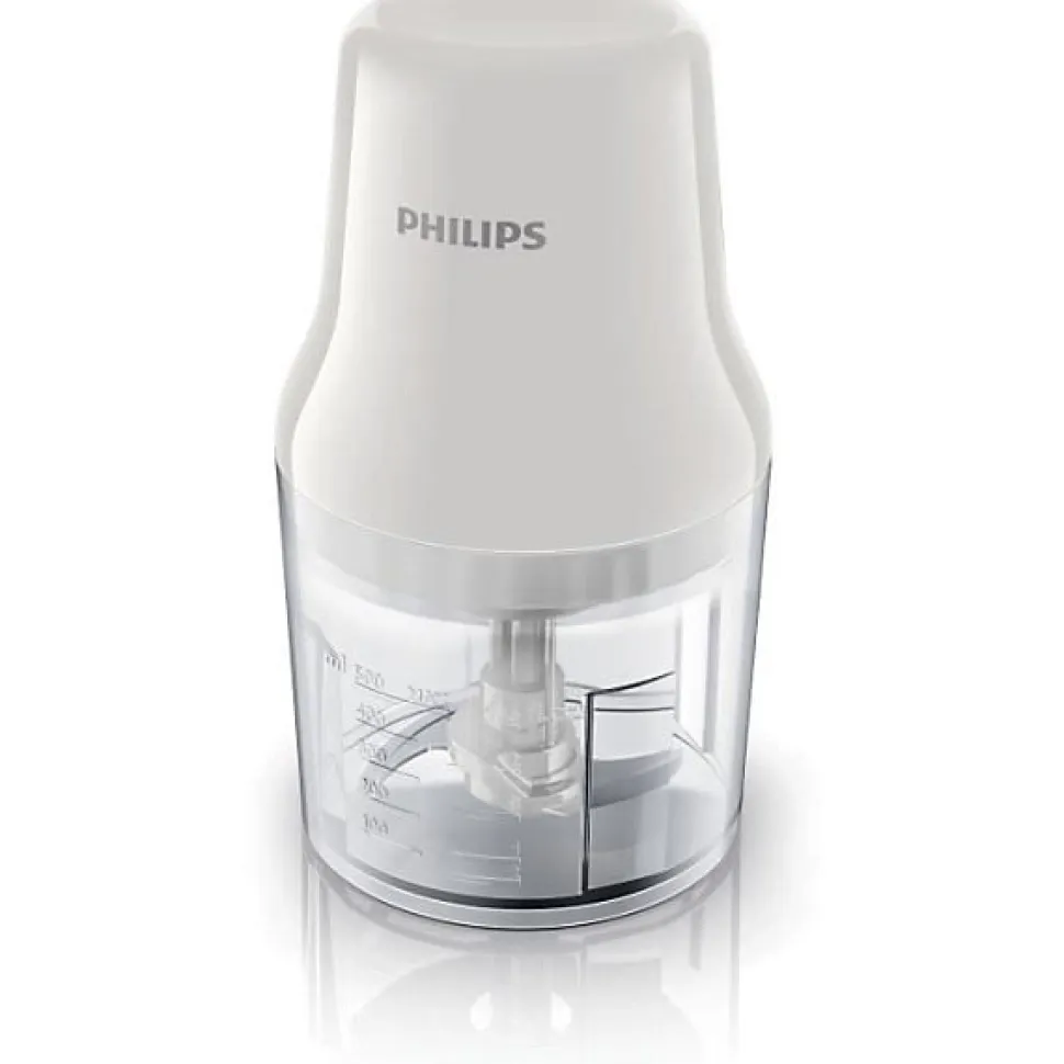 Mini-hachoir 0.7l 450w blanc Philips HR1393/00 daily