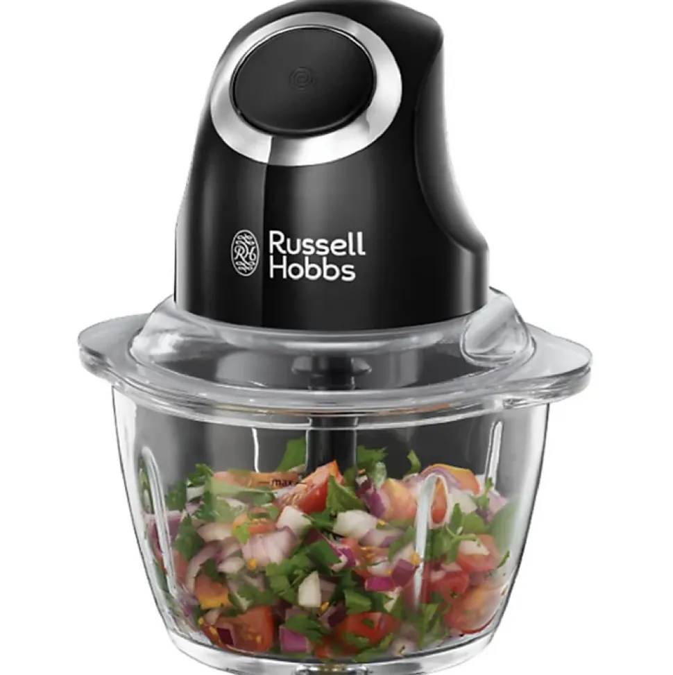 Mini-hachoir 500ml 200w noir Russell Hobbs 24662-56