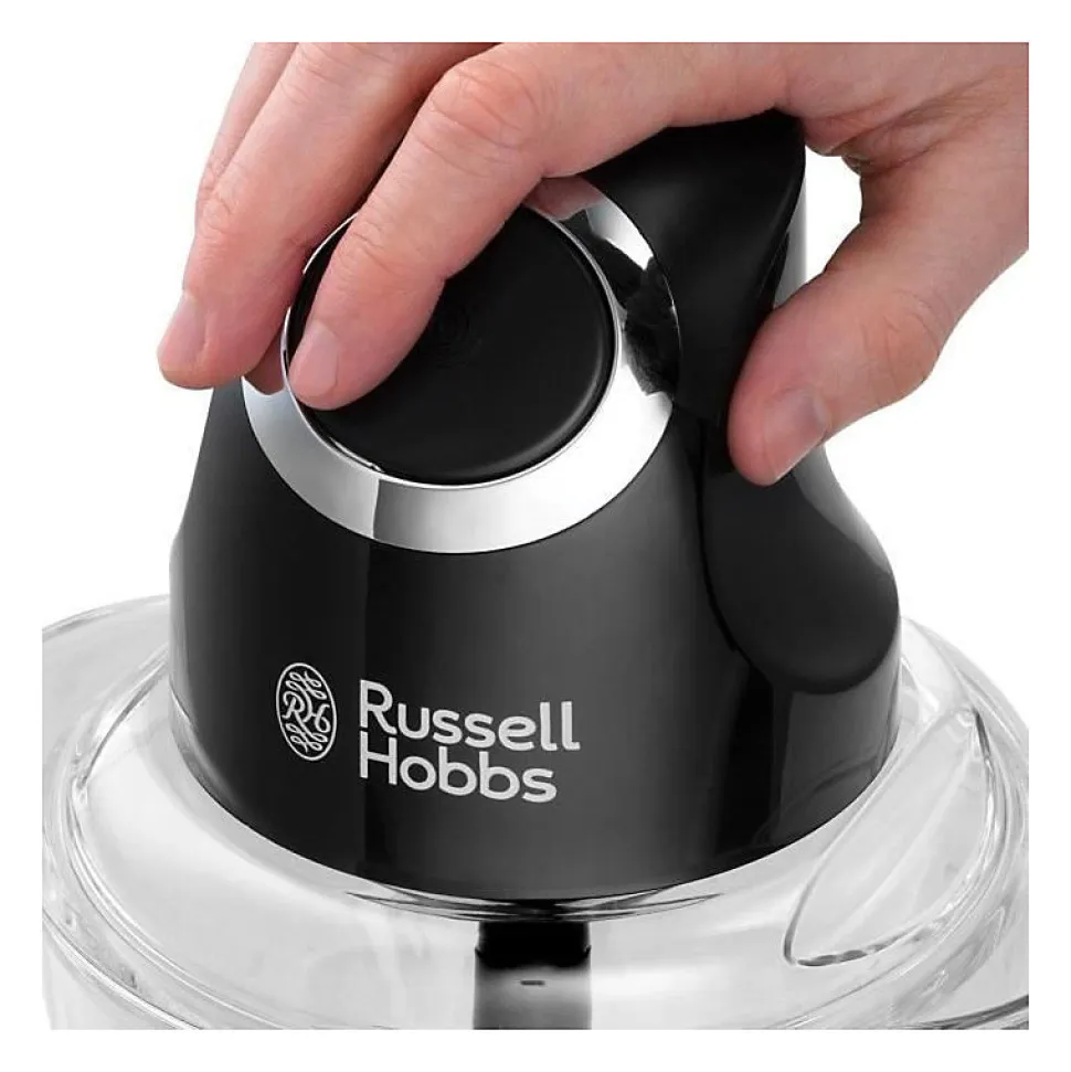 Mini-hachoir 500ml 200w noir Russell Hobbs 24662-56