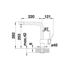 Mitigeur Blanco Linus Silgranit Look - BLANC SOFT coloris BLANC SOFT