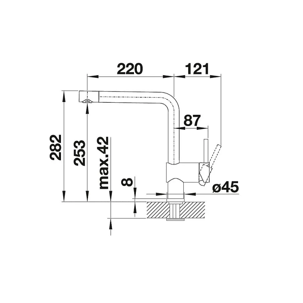 Mitigeur Blanco Linus Silgranit Look - BLANC SOFT coloris BLANC SOFT