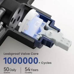 Mitigeur Cuisine avec Douchette Noir, CECIPA MAX Robinet Cuisine Extractible avec 2 Modes de Pulvérisation Brossé